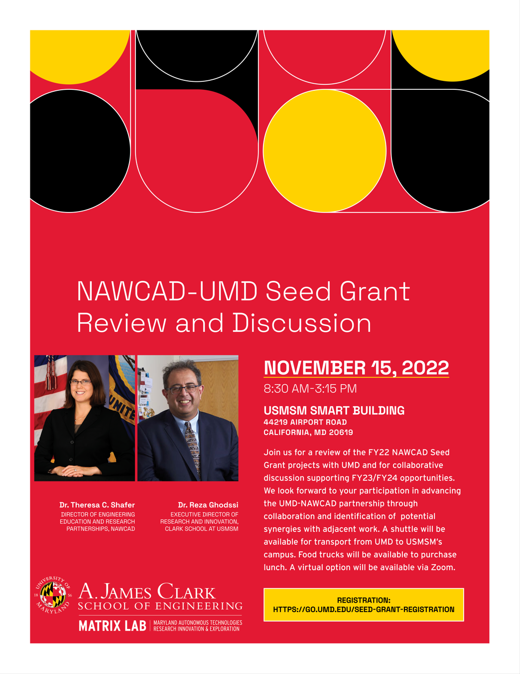 NAWCADUMD Seed Grant Review and Discussion MATRIX Lab